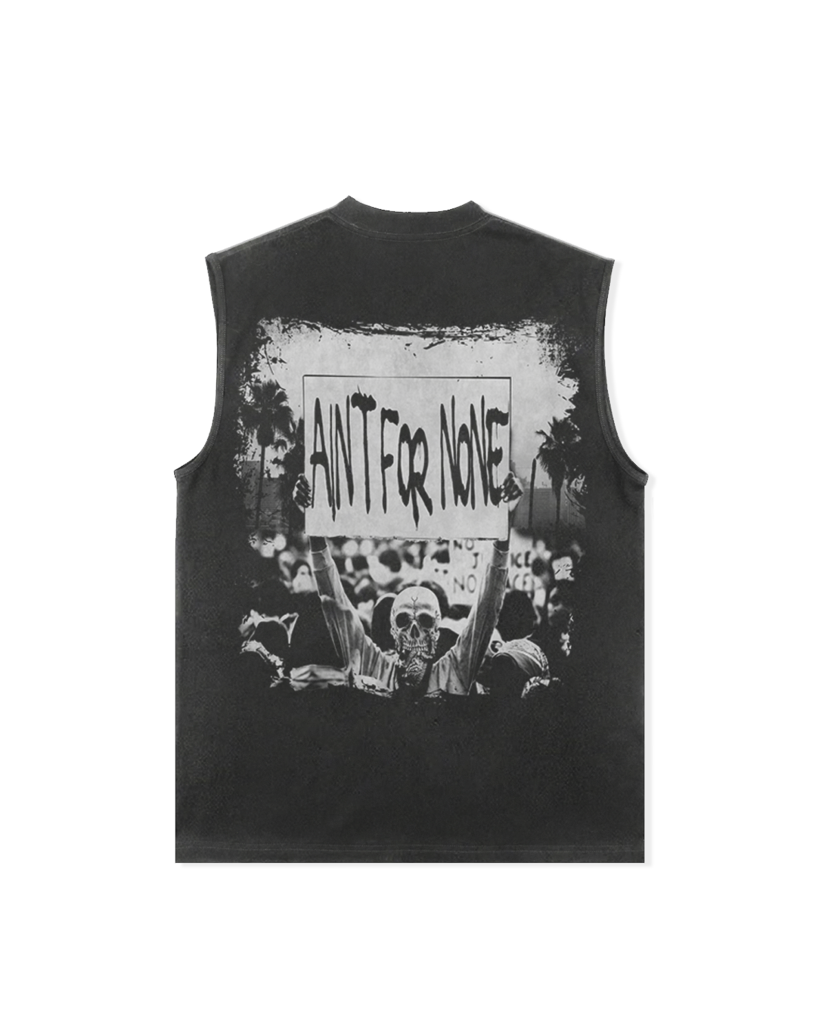 "READY FOR WAR" SLEEVELESS (VINTAGE BLACK)